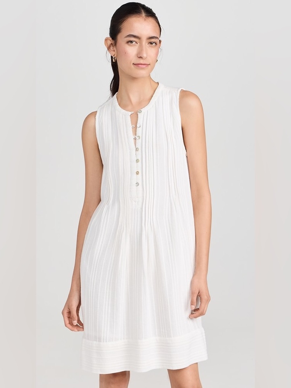 Like New Faherty Isha Dress White Small